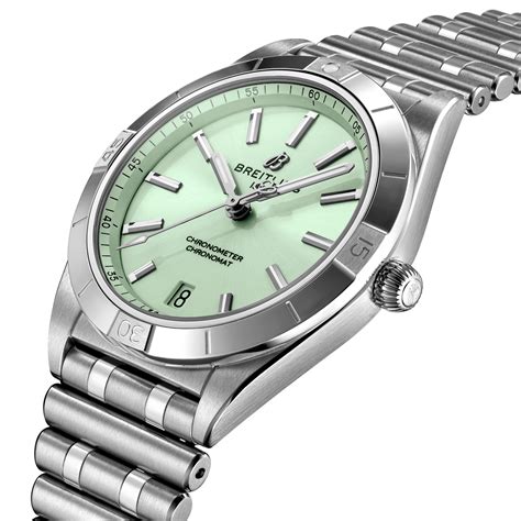 breitling mint dial|breitling chronomat automatic.